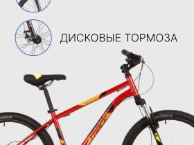 Подростковый велосипед Novatrack Battler 24 Disc, год 2023, цвет Красный, ростовка 12