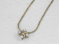 Подвеска из белого золота с бриллиантами э4801пд07191300