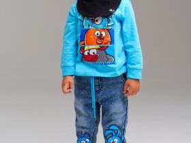 Воротник-манишка детский трикотажный для мальчиков