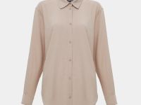 Блузка свободного силуэта из тенселя