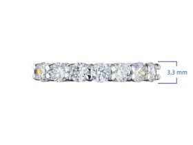 Классическое кольцо из белого золота с бриллиантами э4001кц04220552