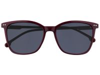 Очки солнцезащитные ZIPPO, унисекс, бордовые, оправа из поликарбоната, серые линзы