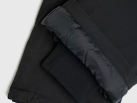 Утеплённые брюки на лямках для мальчиков, Черный