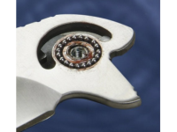 Складной нож CRKT Ripple Blue, сталь Acuto 440, рукоять нержавеющая сталь 420J2