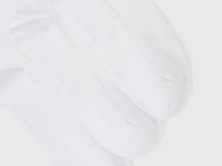 Носки в рубчик, 3 пары, Белый