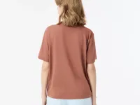 Женская хлопковая футболка Lacoste