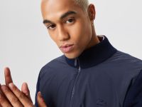 Мужской двусоставной свитер Lacoste стандартного кроя на молнии