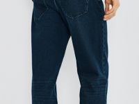 Прямые джинсы, Синий