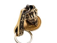 Брелок Денежный Гном, бронза