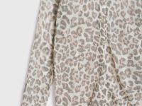 Кардиган с леопардовым принтом, Бежевый