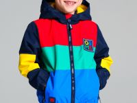 Куртка текстильная с полиуретановым покрытием для мальчиков (ветровка)