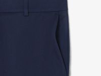 Женские брюки-чиносы прямого кроя из хлопкового габардина Lacoste