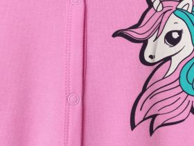 Комбинезон детский трикотажный для девочек, 2 шт в комплекте