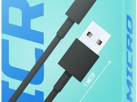 Кабель BoraSCO USB to micro-USB 2A 1m Black