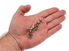 Брелок Мотокросс, бронза