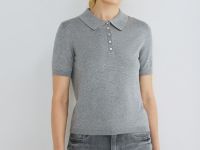 Джемпер с коротким рукавом, Серый