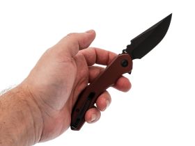 Складной нож CIVIVI Bluetick, сталь 14C28N, рукоять G10, burgundy