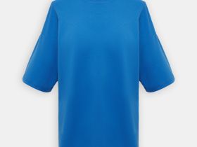 Оверсайз футболка из трикотажного интерлока