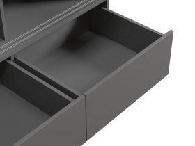 Шкаф-купе Беррингтон 2.1-120x220 Графитовый