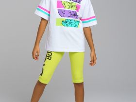 Фуфайка трикотажная для девочек (футболка)