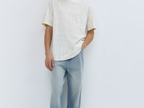 Футболка с принтом, Белый