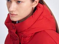 Утепленная куртка свободного силуэта