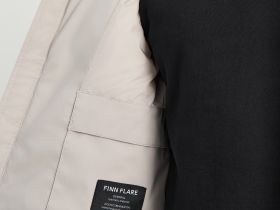 Утепленная куртка с воротником-стойкой