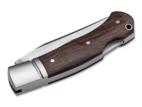 Складной нож Boker Boxer Desert Ironwood, сталь N690, рукоять сталь/дерево