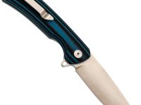 Складной нож Аляска (техно), сталь Aus-10, рукоять G-10, черной-синий