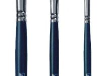 Кисть щетина №6 веерная Альбатрос "Байкал" длинная ручка