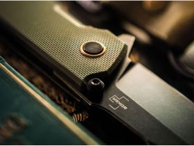 Полуавтоматический складной нож Boker Kihon Assisted, сталь D2, рукоять OD Green G10