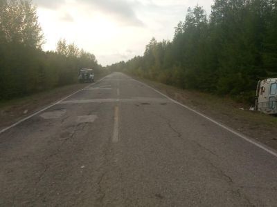 Травмы и штрафы. В Мегино-Кангаласском районе опрокинулся микроавтобус с семью пассажирами