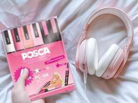 Набор маркеров POSCA PC-5M Кукла, 6 шт, в пласт. упаковке