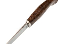 Нож Кроха, сталь M398, рукоять карельская береза