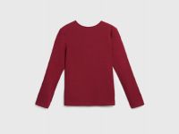 Лонгслив с мини-бантами для девочек, Фиолетовый