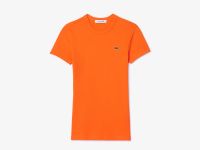Женская футболка Lacoste Slim Fit из хлопка в рубчик