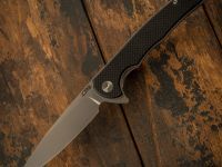 Складной нож CJRB Briar, сталь D2, рукоять G10, Black