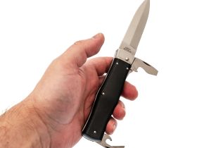 Автоматический многопредметный нож Mikov Predator, сталь 420, рукоять пластик