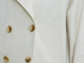 Укороченный плащ, Бежевый