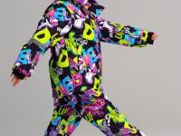 Комплект текстильный с полиуретановым покрытием для девочек: куртка, полукомбинезон