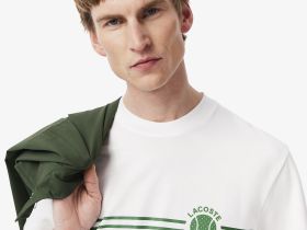 Мужская хлопковая футболка Lacoste