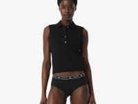 Женское трусы-шорты Lacoste из эластичного хлопка с логотипом на талии