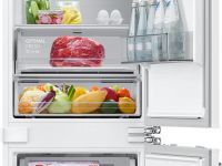 Встраиваемый холодильник Samsung BRB26715EWW с охлаждением Metal Cooling, 267 л белый