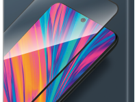 Защитное стекло BoraSCO для Samsung Galaxy S24 с чёрной рамкой