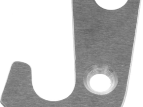 Держатель заднего переключателя "петух" Meta №108 фрезерованный (серебристый)