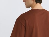 Футболка из хлопка с фотопринтом, Оранжевый