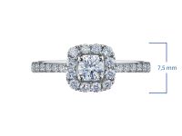 Кольцо из серебра э0612кц12200951