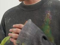 Джемпер прямого силуэта с шерстью