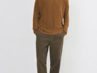 Джемпер из фактурной пряжи, Серый