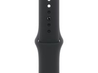 Умные часы Apple Watch Series 11 46 мм «Полночь», с чёрным спортивным ремешком M/L